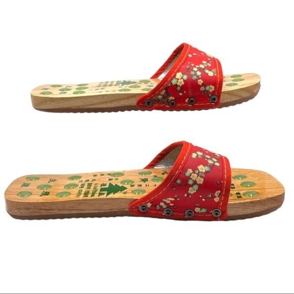 Guisenxiechang Sandals Reflexology Therapy Message Wooden - Picture 9 of 13